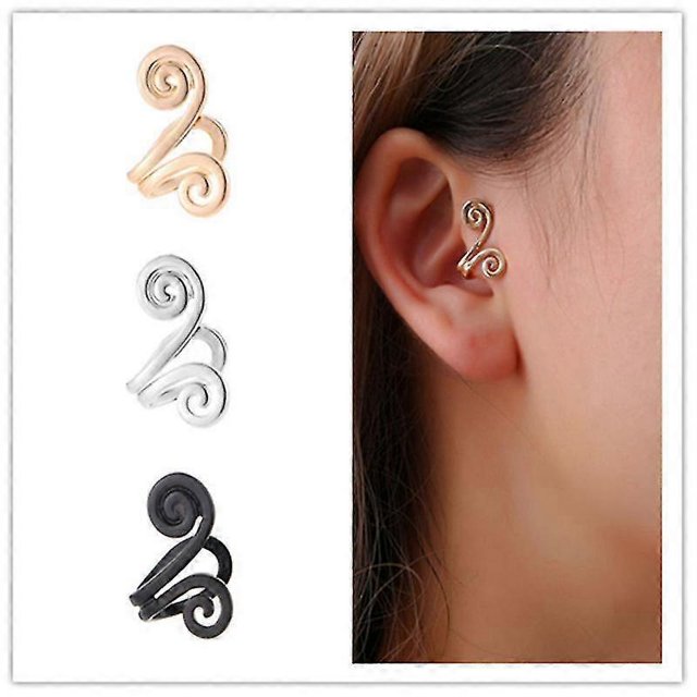 Pendientes sencillos con forma de aro para mujer, sencillos, a la moda, sin perforación de oreja, con clip, para la oreja, n.º jydz207, dorados