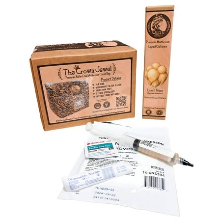 Lion's Mane Mushroom | 3LB All-In-One Mushroom Grow Kit