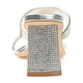 thumbnail image 4 of Journee Womens Shandee Rhinestone Detail Block Heel Evening Dress Sandals, 4 of 10