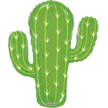 Cactus Non Foil Balloon 28"