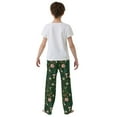 thumbnail image 5 of FORMRS Kids Pajama Pants with Pockets Size 6-8Y Boys Lounge Sleep Bottoms, Green Forest Pattern, 5 of 8