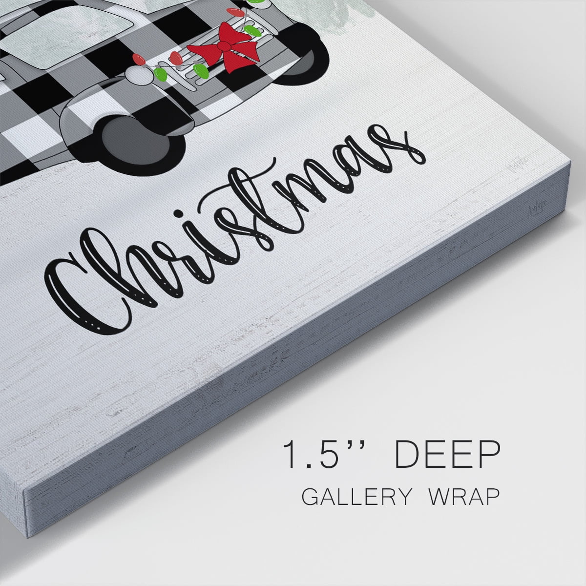 Christmas Truck I- Gallery Wrapped Canvas