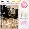 thumbnail image 3 of Uxcell 5x5mm Azulejos de Mosaico de Espejo Autoadhesivos, 3200 Pcs Mini Azulejos de Vidrio Cuadrados para Decoración de Fiesta de Bola de Disco DIY, Rosa, 3 of 5