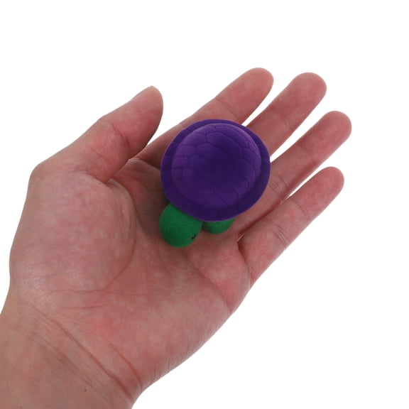 OFFIGAM Small Turtle Jewelry Storage Box Velvet Interior for Rings Earrings Home Use