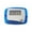 Transparent Blue, variant on Digital Pedometer, Step Counter, Exercise Gadgets Portable Belt Clip, Electronic Black