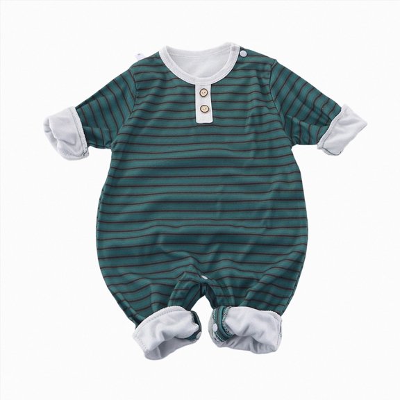 mgoYE Preemie Baby Boy Clothes Newborn Unisex Baby Clothes Long Sleeve Onesie Infant Coming Home Outfits Romper Size 0-3 Months