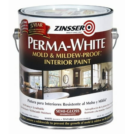 INT S/G WHT MILDEW PAINT (Best Mildew Resistant Paint)