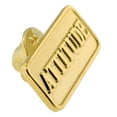 thumbnail image 2 of PinMart's Gold Plated Attitude Lapel Pin Student Employee Motivational Gift, 2 of 3