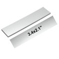 thumbnail image 1 of Uxcell 5 piezas Placas de Nombre Grabadas 2" x 10" x 0.05" ABS Placa de Nombre Personalizada Grabada con Láser en Blanco para Placas de Nombre, Plata Cepillada, 1 of 7