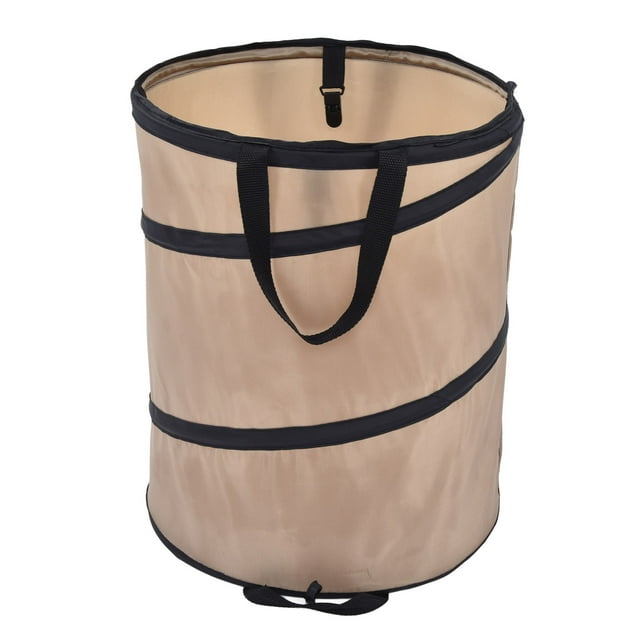 Bote De Basura De Hoja, Contenedor Plegable De Tela Oxford Fácil De Transportar, Capacidad De 37,8 L, Rebote Rápido Para Exteriores Para Picnics