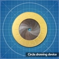 thumbnail image 4 of MesaSe Adjustable Circle Drawing Ruler Tool Measuring Drawing Circular Compass, 4 of 11