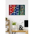 thumbnail image 2 of FIFA World Cup 2026 - Tournament Bracket Wall Poster, 22.375" x 34" Framed, 2 of 4
