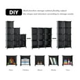 thumbnail image 6 of Cube Storage Organizer, Storage Cubes Shelves Bookshelf, Cube Closet Organizers and Storage, DIY Stackable Plastic Clothes Organizer Shelving for Bedroom, Home, 6 of 7