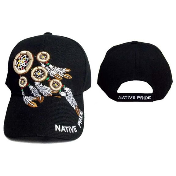 Dream Catchers Native Pride Baseball Caps Hats Embroidered Navy Color Uni-Sex Style -- FREE USA Shipping-- (CapNp557N)