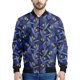 thumbnail image 3 of Chaqueta con cremallera y estampado 3D de flores hawaianas para hombre, sudaderas con estampado de plantas tropicales, abrigos bombarderos de gran tamaño y mangas largas, 3 of 5