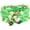 4, variant on Green Lucky Clover Leaf Shamrock St.Patrick's Day Stackable Multilayer Beaded Irish Holiday Stretch Adjustable Bohemian Handmade Bracelets Jewelry for Women Men