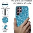thumbnail image 3 of Compatible with Samsung Galaxy S23 Ultra Case, Glitter Sparkly Samsung S23 Ultra Phone Case with Slim Silicone Shockproof Protective Bumper Cover for Cute Girls Women (Blue), 3 of 13