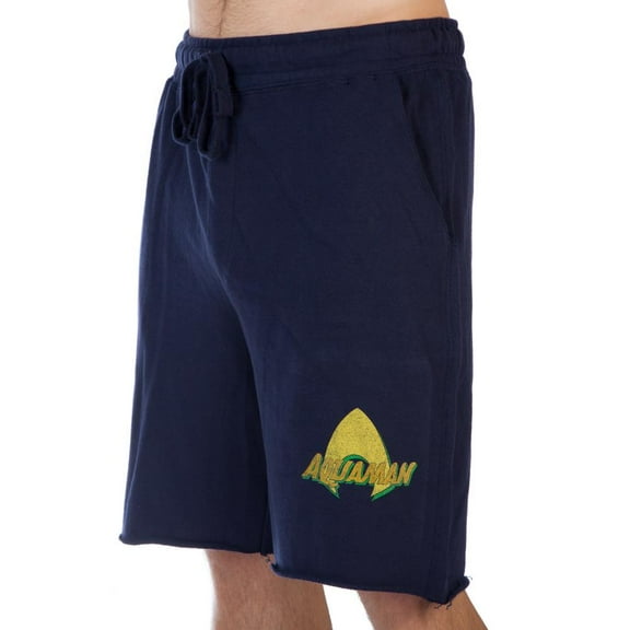 DC Comics Aquaman Logo Men's Sleep Pajama Shorts - Small