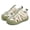 White-Green, variant on TARANIS Wide Toe Box Toddler Sandals for Boys and Girls, Closed Toe, Mesh Upper