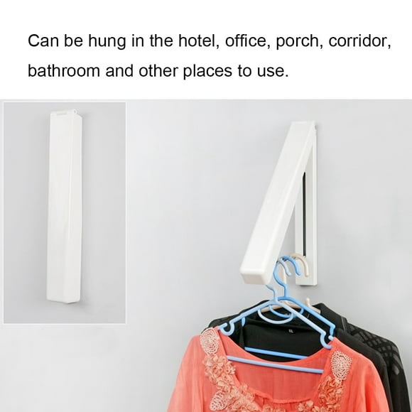 Clothing Rack, Wall Mounted Clothes Rack Large Bearing Capacity For Bedrooms For Bathrooms For Toilets