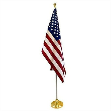 Flags Imp 8 Foot Aluminum Silver Pole with (Ball) (B00H5FNO06)