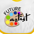 thumbnail image 4 of Inktastic Future Artist with Paints Boys or Girls Baby Bib, 4 of 4