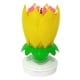 thumbnail image 1 of FLhrweasw Cake Candle - Velas giratorias electrónicas - Doble capa (Amarillo), 1 of 9