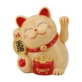 thumbnail image 2 of Cute Electric Lucky Cat, 5.5" Plastic Ornament For Blessings, Home Decor  Gift Giving, 2 of 6