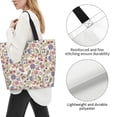 thumbnail image 3 of Disketp Paisley Flowers Bolsa Tote Estampada para Mujer, Bolso de Hombro y de Mano para Compras y Viajes, 3 of 8