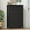 Black relief, variant on Modern Fluted Dresser Bedside Table, 3 or 5 Drawer Wooden Chest of Drawers with Storage, Small End Table Cabinet for Bedroom, Living Room, Hallway, Entryway, Multiple Colors