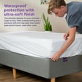 thumbnail image 2 of Purple Waterproof Mattress Protector, Cal King, 2 of 5
