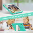 thumbnail image 4 of XYX Case for Samsung Galaxy Tab A7 10.4 inch (SM-T500/SM-T505/SM-T509), Dual Layer Slim Heavy Shockproof Rugged Protective Cover Case with Kickstand (Mint Green), 4 of 7