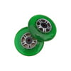 UPGRADE WHEELS for RAZOR SCOOTER Green ABEC 7 BEARINGS, 100mm Plastic By TGM Skateboards