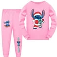 thumbnail image 1 of Conjuntos de pijamas de punto para niños, pijamas de seda de algodón para Navidad, ropa de dormir para bebés, ropa para niñas, camisa de manga larga, pantalones, pantalones de traje, 1 of 3