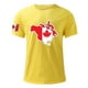 thumbnail image 3 of Tops para hombre, blusas y camisas de manga corta con cuello redondo para hombre, jersey informal con cuello redondo estampado para hombre, pantalones cortos deportivos para fitness, blusa para hombre, 3 of 4