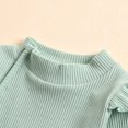 thumbnail image 5 of Fesfesfes Newborn Baby Bodysuit Boys Girls Zipper Long Sleeve Knitted Romper Jumpsuit Outfits, 5 of 9