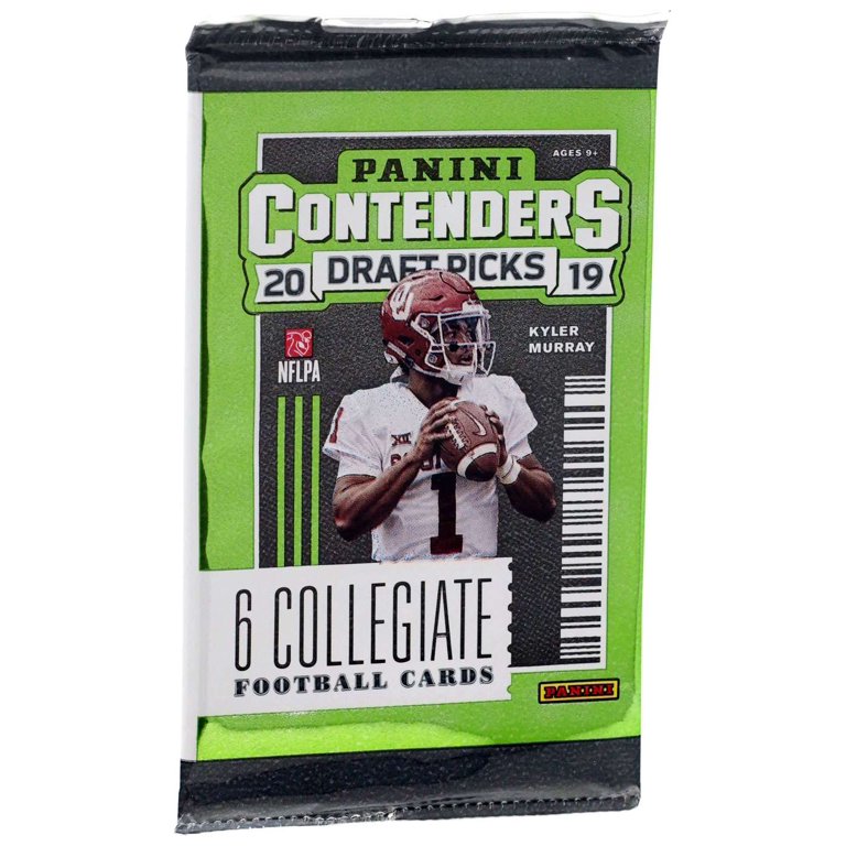Collegiate Panini 2019 Contenders Draft Picks Football Trading Card Blaster Pack (6 Cards)