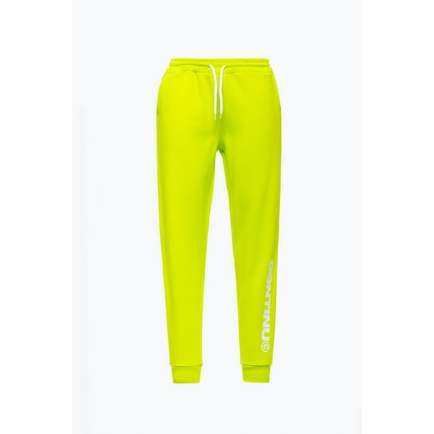 Hype - Pantalón de Chándal Diseño Continu8 para Adultos Unisex (Amarillo)