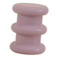thumbnail image 3 of DOLITY Sofa Side Table Creative Nordic Cream Stool for Bedside Purple, 3 of 9