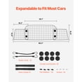 thumbnail image 2 of VEVOR Dog Car Barrier 38"-66.3" Adjustable Pet Divider Gate for Trunk Cargo Area, 2 of 9