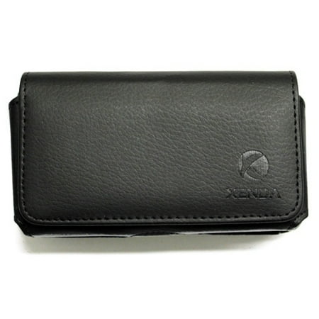 - Black Horizontal Leather Case Compatible With Samsung Freeform M 5 4 3, Focus Flash, Exhibit 2 4G, Double Time, Conquer 4G, Comment 3 2, Blackjack i607 2 i617, Admire R720 4G