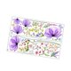 thumbnail image 2 of Pegatinas de pared con diseño de mariposas y flores, papel tapiz decorativo para decoración del hogar, calcomanías de pared con plantas creativas,, 2 of 9