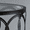 Bronze, variant on FirsTime & Co. Bronze Interlocking Circles End Table, Modern, Painted, Round, Metal, 16.5 x 16.5 x 22 in