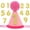 Pink Birthday Pet Hat, variant on Birthday Hat with Interchangeable Numbers 1-10 | Adjustable  Party Cone Hat for Dogs & Cats | Puppy Birthday Photo Props for 1st to 10th Birthday Celebrations (Beige Birtgday  Hat)