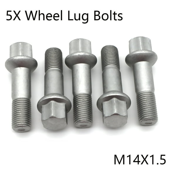 OEMASSIVE 5x Wheel Lug Bolts Nuts M14x1.5mm for Mercedes GL350 GL550 ML550 S600 S500 R320