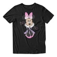 thumbnail image 2 of Disney Minnie Mouse Men's Sitting Bow Gradients T-Shirt (Black, S-XXXL), 2 of 4