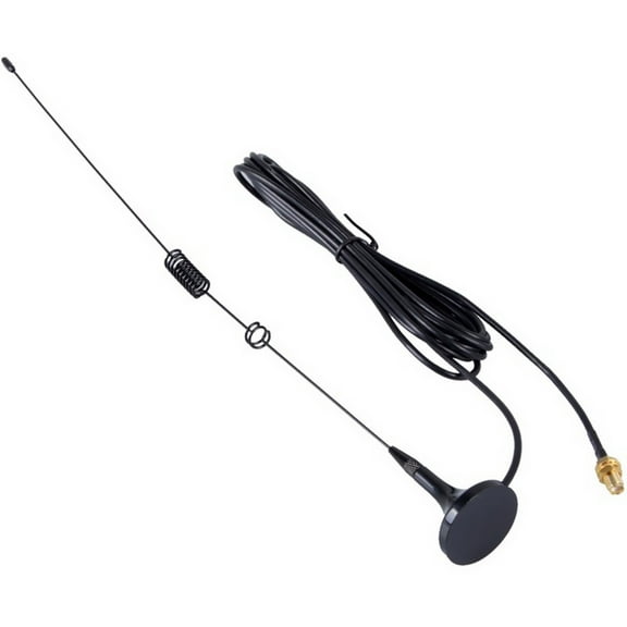 Dual-Band SMA-Female Antenna 144/430Mhz, 3m Cable, for VHF/UHF Radio Communication