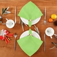 thumbnail image 5 of Iauyy Satin Napkins Set of 1- Green DIY Printing Decoration Cloth Napkin- Easy Care for Home/Party, 5 of 8
