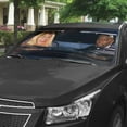 thumbnail image 5 of 3D White Chicks Car Auto Sunshades Windshield Heat Protection Sun Shades Univeral Fit Cars Suv Truck, 5 of 6