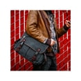 thumbnail image 7 of Men Messenger Bag School Shoulder Canvas Bag Vintage Crossbody Satchel Laptop Business Bags, 7 of 7